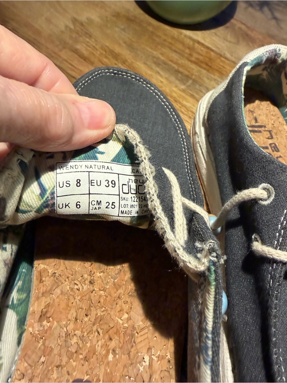 Women’s Hey Dude Wendy Canvas Slip-On Shoes - Picture 6 of 8